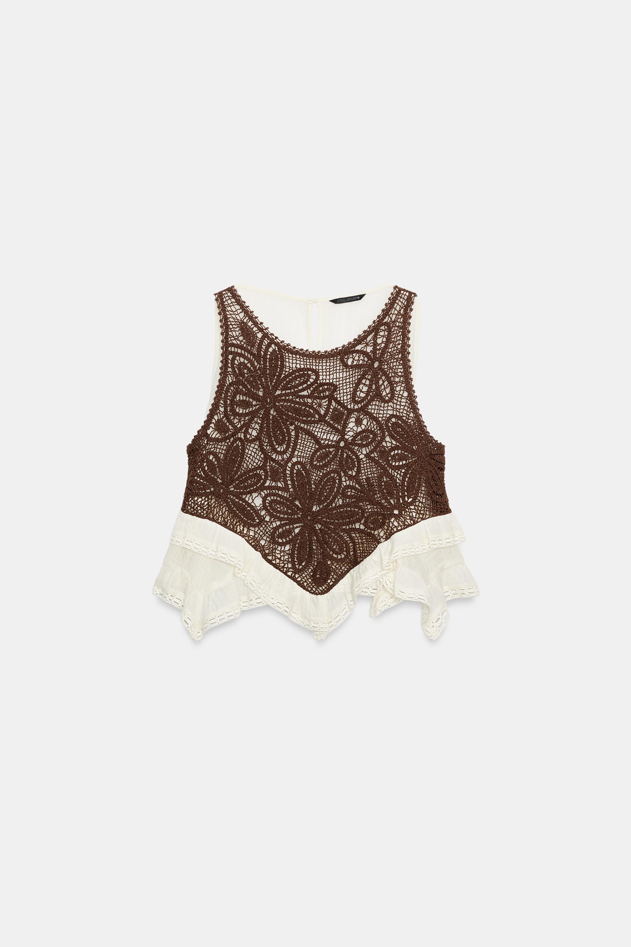 COMBINATION CROCHET TOP